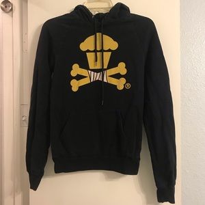 Johnny Cupcakes Bandaged Crossbones Hoodie